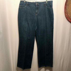 Tribal Jeans Stretch Exspandable Back 5 Pocket Size 14P Stretchy High Rise
